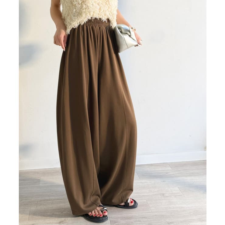 着回し抜群◎これ一枚でこなれ感♪ポンチボリュームコクーンパンツ | Classical Elf  | 詳細画像25 