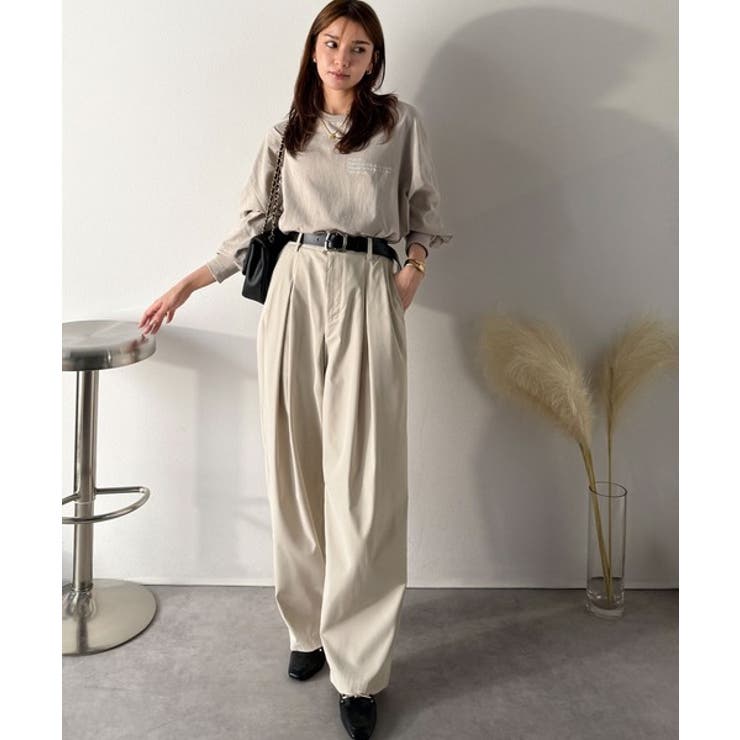 「楽なのにキレイ」シンプルコーデに洗練さをプラス◎タックデザインパンツ | Classical Elf  | 詳細画像12 
