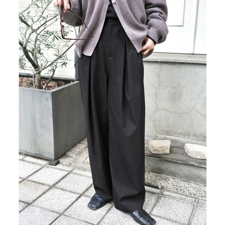 「楽なのにキレイ」シンプルコーデに洗練さをプラス◎タックデザインパンツ | Classical Elf  | 詳細画像16 