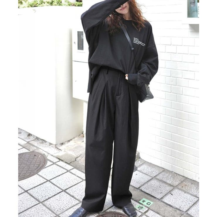 「楽なのにキレイ」シンプルコーデに洗練さをプラス◎タックデザインパンツ | Classical Elf  | 詳細画像17 