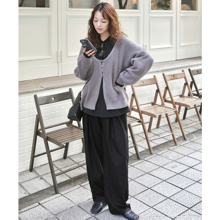 「楽なのにキレイ」シンプルコーデに洗練さをプラス◎タックデザインパンツ | Classical Elf  | 詳細画像18 