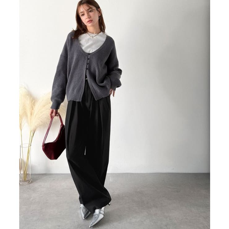 「楽なのにキレイ」シンプルコーデに洗練さをプラス◎タックデザインパンツ | Classical Elf  | 詳細画像20 