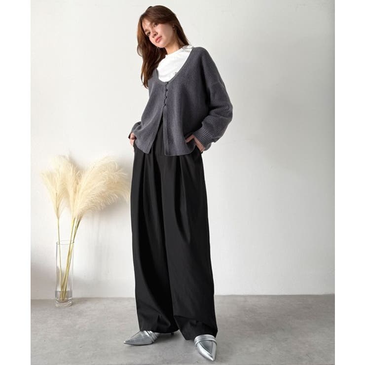 「楽なのにキレイ」シンプルコーデに洗練さをプラス◎タックデザインパンツ | Classical Elf  | 詳細画像21 