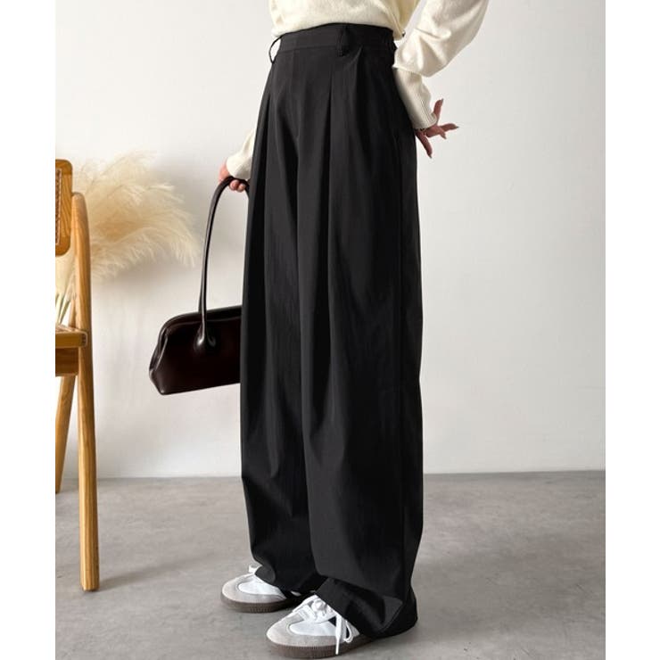 「楽なのにキレイ」シンプルコーデに洗練さをプラス◎タックデザインパンツ | Classical Elf  | 詳細画像23 