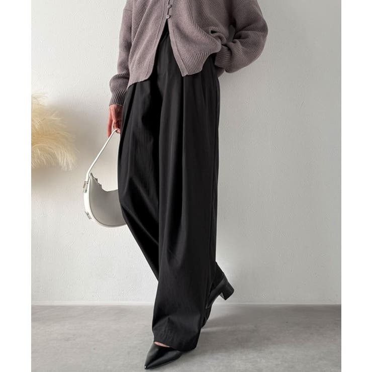 「楽なのにキレイ」シンプルコーデに洗練さをプラス◎タックデザインパンツ | Classical Elf  | 詳細画像26 