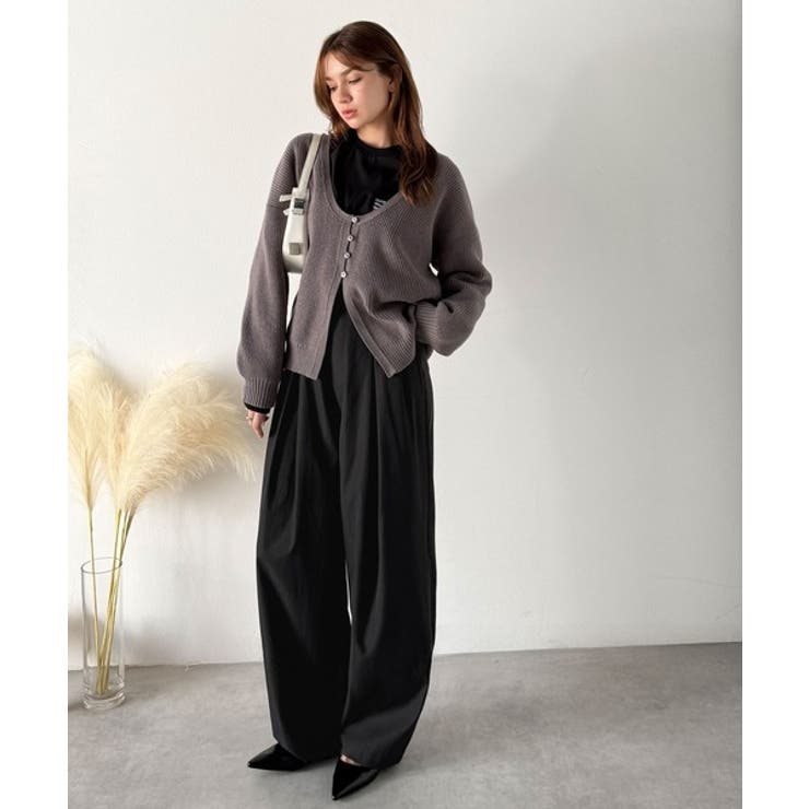 「楽なのにキレイ」シンプルコーデに洗練さをプラス◎タックデザインパンツ | Classical Elf  | 詳細画像27 