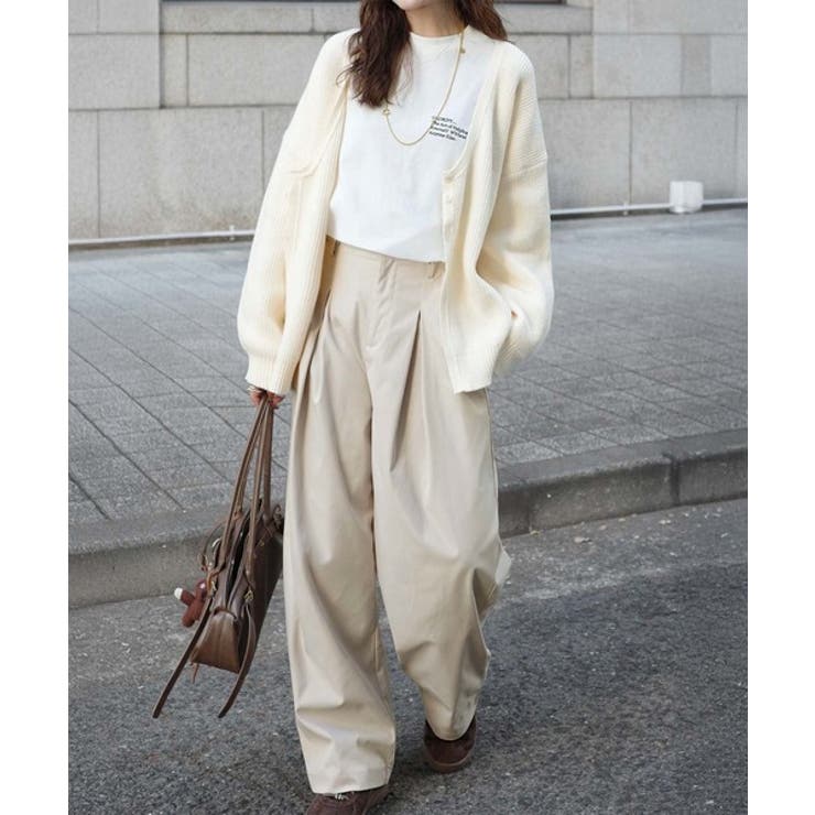 「楽なのにキレイ」シンプルコーデに洗練さをプラス◎タックデザインパンツ | Classical Elf  | 詳細画像1 