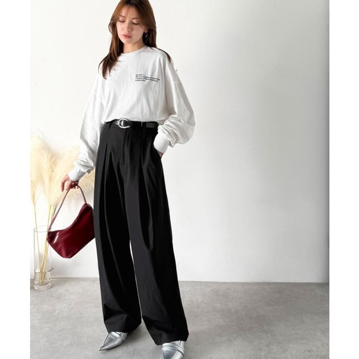 「楽なのにキレイ」シンプルコーデに洗練さをプラス◎タックデザインパンツ | Classical Elf  | 詳細画像31 