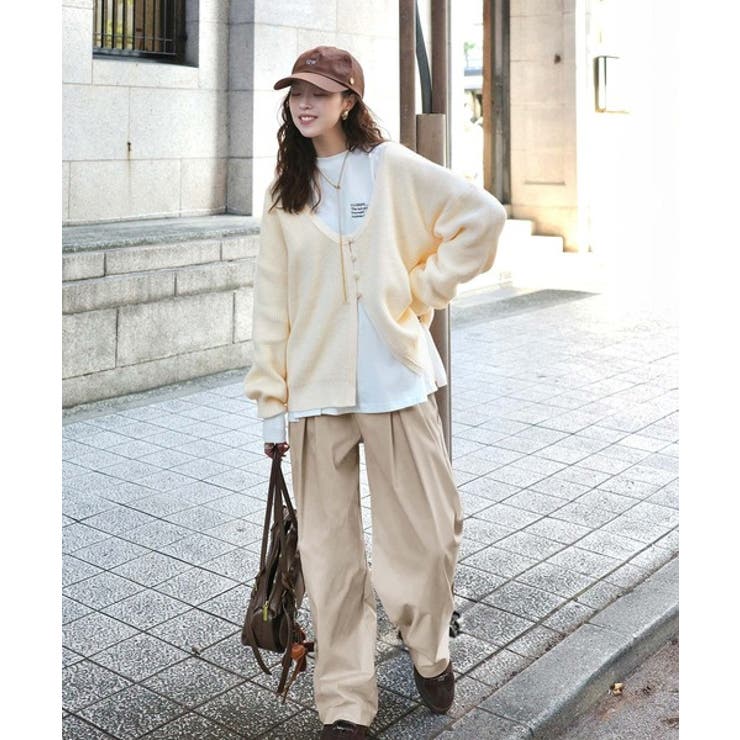 「楽なのにキレイ」シンプルコーデに洗練さをプラス◎タックデザインパンツ | Classical Elf  | 詳細画像4 