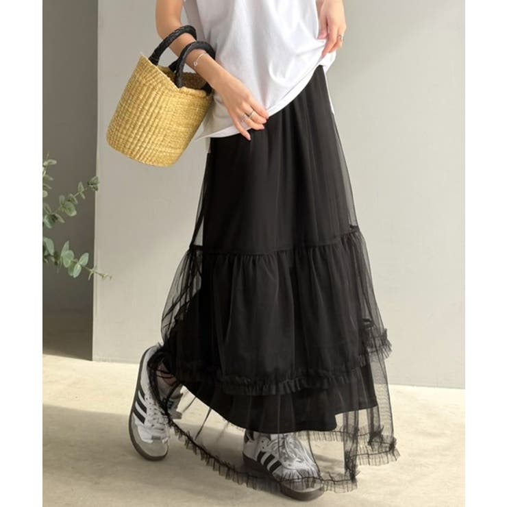 甘すぎない大人のバランス。シンプル合わせでも映える。フリルティアードチュールスカ… | Classical Elf  | 詳細画像8 