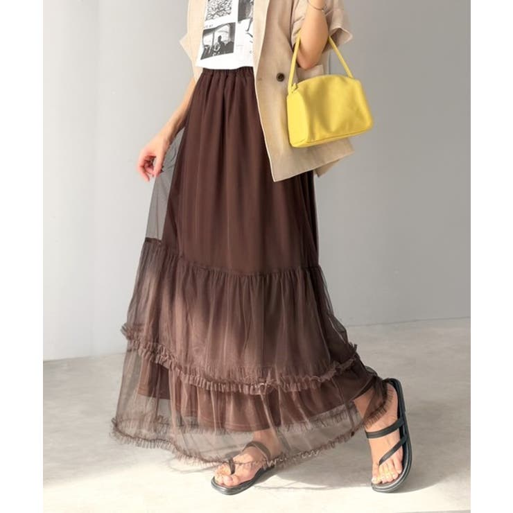 甘すぎない大人のバランス。シンプル合わせでも映える。フリルティアードチュールスカ… | Classical Elf  | 詳細画像17 