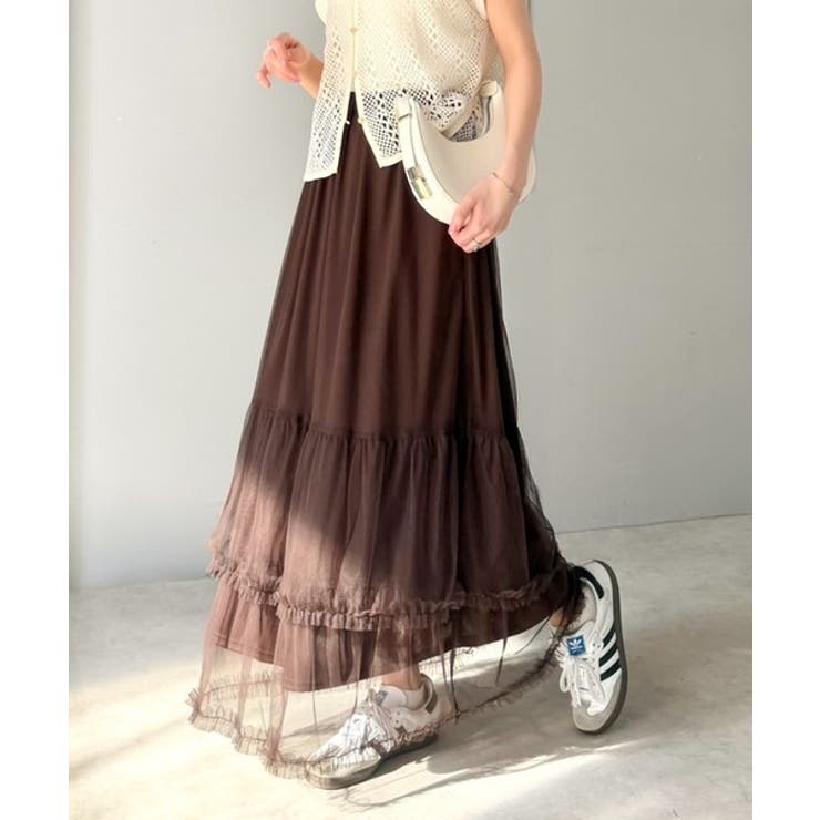 甘すぎない大人のバランス。シンプル合わせでも映える。フリルティアードチュールスカ… | Classical Elf  | 詳細画像21 