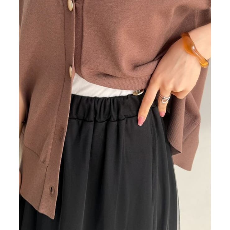 甘すぎない大人のバランス。シンプル合わせでも映える。フリルティアードチュールスカ… | Classical Elf  | 詳細画像24 