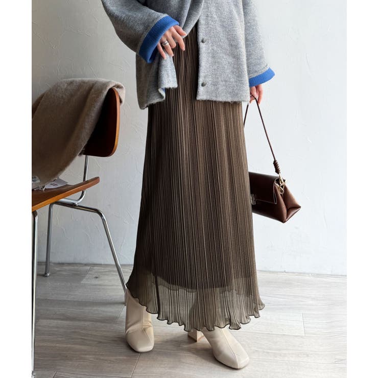 感度の高いスタイリングが叶う優秀item。ランダムプリーツ裾メロウシャイニーシア… | Classical Elf  | 詳細画像34 