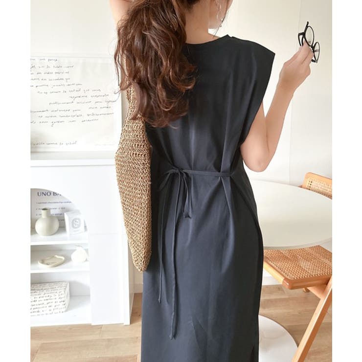 品よく映える！前後2wayシルケットファスナー使いワンピース（ロング丈） | Classical Elf  | 詳細画像27 