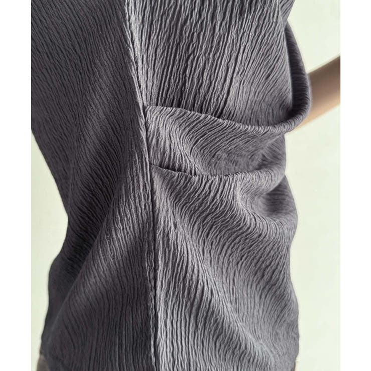 女性らしさ格上げ。ハーフスリーブアシメドレープカットソー | Classical Elf  | 詳細画像31 