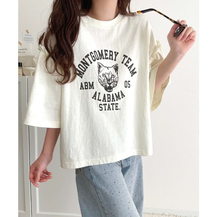 lija リージャM フリル袖 Tシャツ Tees – LIJA
