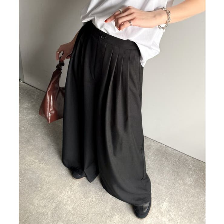 センスが光る。綺麗め5タックワイドパンツ | Classical Elf  | 詳細画像3 