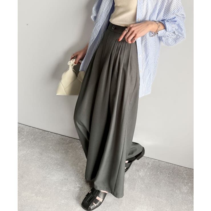 センスが光る。綺麗め5タックワイドパンツ | Classical Elf  | 詳細画像15 