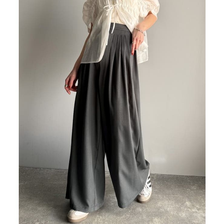 センスが光る。綺麗め5タックワイドパンツ | Classical Elf  | 詳細画像12 