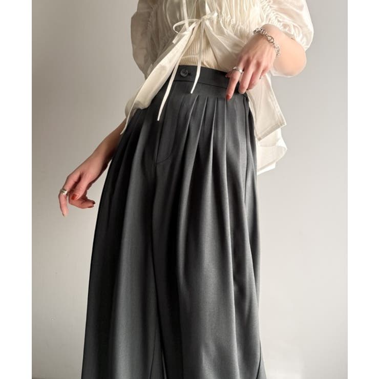 センスが光る。綺麗め5タックワイドパンツ | Classical Elf  | 詳細画像13 