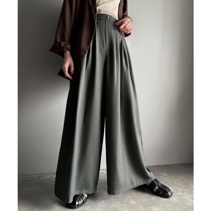 センスが光る。綺麗め5タックワイドパンツ | Classical Elf  | 詳細画像20 