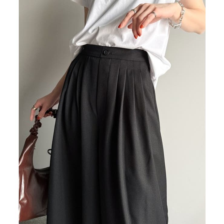 センスが光る。綺麗め5タックワイドパンツ | Classical Elf  | 詳細画像6 