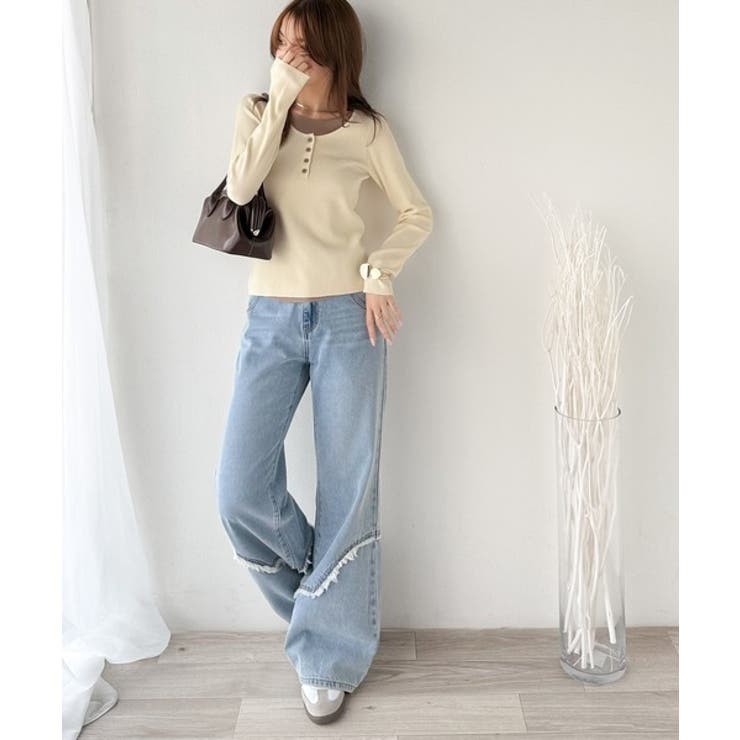 大人のカジュアルを格上げ。ヘンリーフェイクレイヤードプルオーバー | Classical Elf  | 詳細画像15 