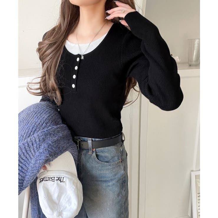 大人のカジュアルを格上げ。ヘンリーフェイクレイヤードプルオーバー | Classical Elf  | 詳細画像17 