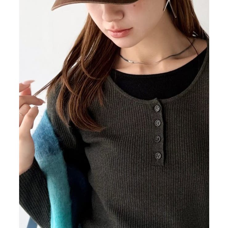 大人のカジュアルを格上げ。ヘンリーフェイクレイヤードプルオーバー | Classical Elf  | 詳細画像27 