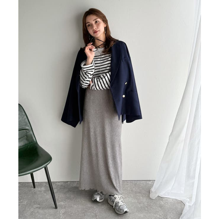 微光沢素材が叶える大人の余裕。ウエスト2wayふんわり楊柳プリーツスカート（ロン… | Classical Elf  | 詳細画像26 