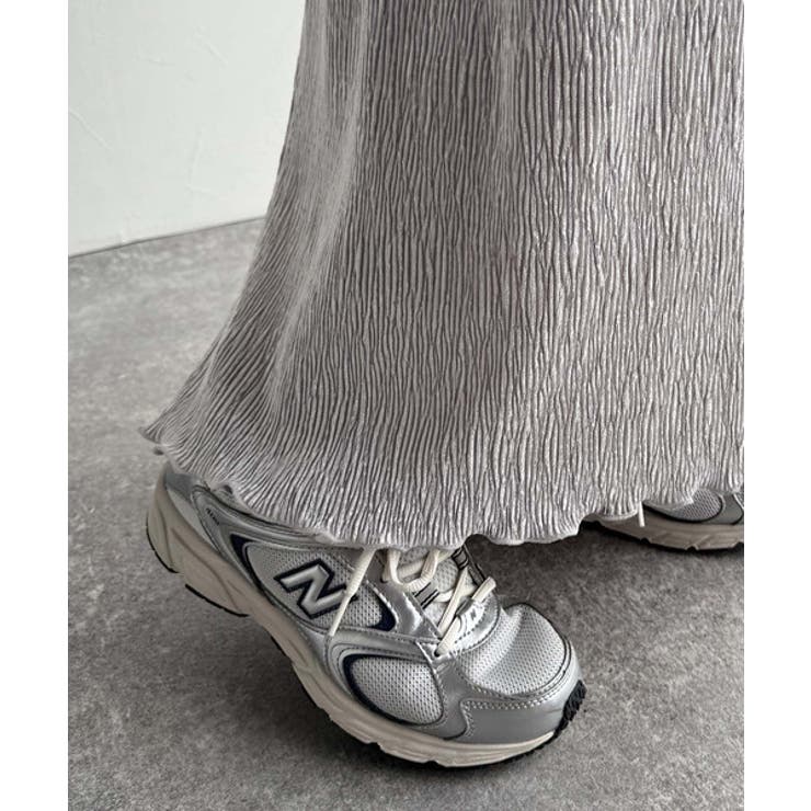 微光沢素材が叶える大人の余裕。ウエスト2wayふんわり楊柳プリーツスカート（ロン… | Classical Elf  | 詳細画像41 