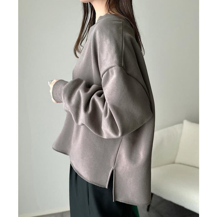 暖かさもこなれ感も、一枚で“洒落見え”。深Vネック裏起毛プルオーバー（長袖） | Classical Elf  | 詳細画像33 