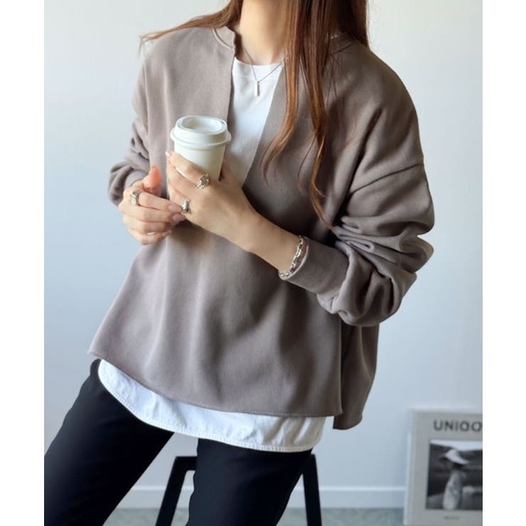 暖かさもこなれ感も、一枚で“洒落見え”。深Vネック裏起毛プルオーバー（長袖） | Classical Elf  | 詳細画像38 