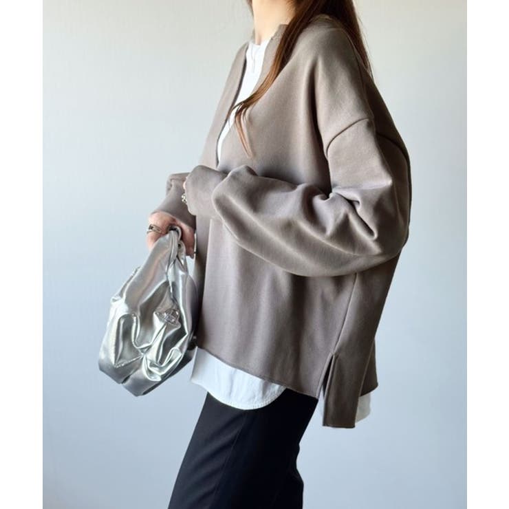 暖かさもこなれ感も、一枚で“洒落見え”。深Vネック裏起毛プルオーバー（長袖） | Classical Elf  | 詳細画像39 