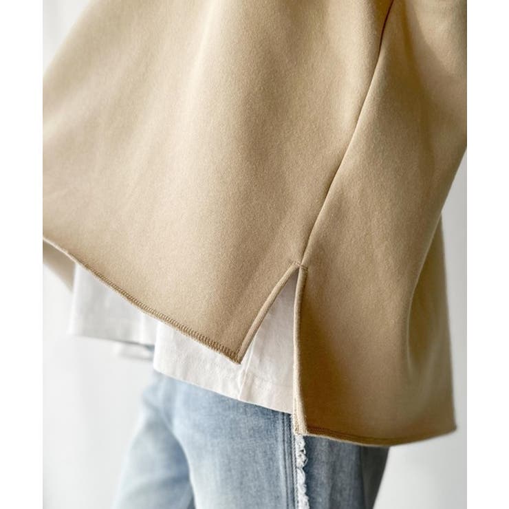 暖かさもこなれ感も、一枚で“洒落見え”。深Vネック裏起毛プルオーバー（長袖） | Classical Elf  | 詳細画像42 