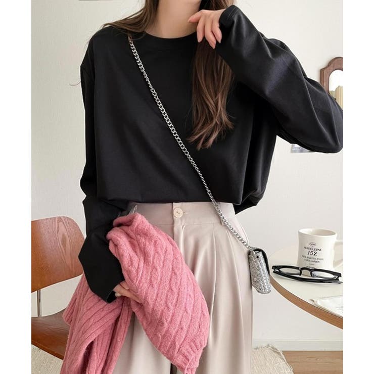 品よく、楽ちん。大人の余裕が漂う。シルケット素材 レイヤード ラウンドヘム | Classical Elf  | 詳細画像9 