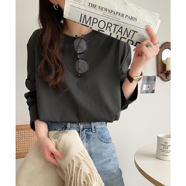 品よく、楽ちん。大人の余裕が漂う。シルケット素材 レイヤード ラウンドヘム | Classical Elf  | 詳細画像20 