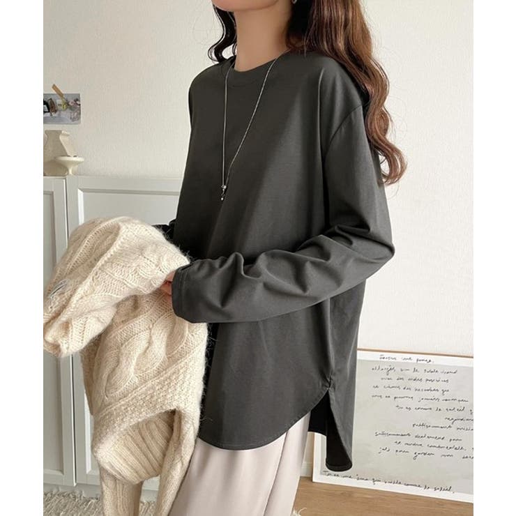 品よく、楽ちん。大人の余裕が漂う。シルケット素材 レイヤード ラウンドヘム | Classical Elf  | 詳細画像21 