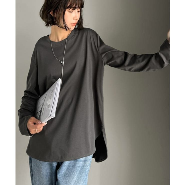 品よく、楽ちん。大人の余裕が漂う。シルケット素材 レイヤード ラウンドヘム | Classical Elf  | 詳細画像31 