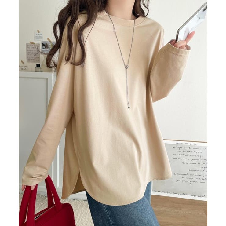 品よく、楽ちん。大人の余裕が漂う。シルケット素材 レイヤード ラウンドヘム | Classical Elf  | 詳細画像38 