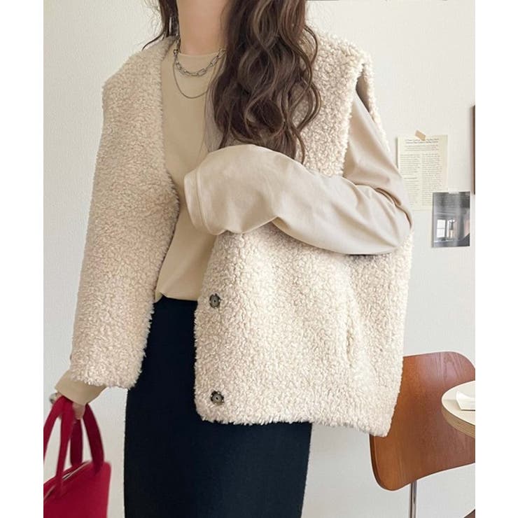 品よく、楽ちん。大人の余裕が漂う。シルケット素材 レイヤード ラウンドヘム | Classical Elf  | 詳細画像41 