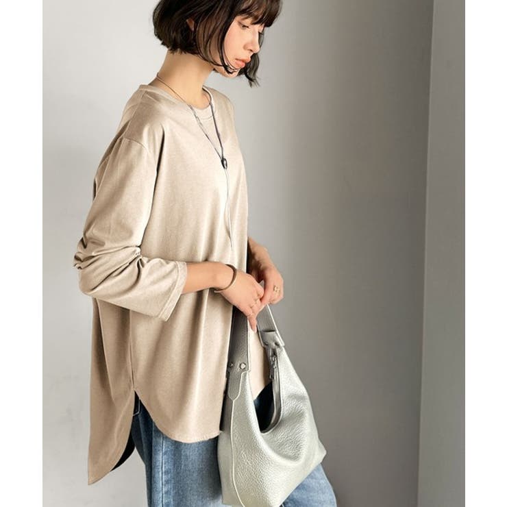 品よく、楽ちん。大人の余裕が漂う。シルケット素材 レイヤード ラウンドヘム | Classical Elf  | 詳細画像47 