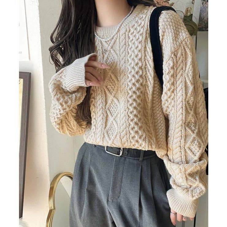 極美品♪シクラス CYCLAS アラン編みカーディガン ケーブルニット 日本製 極美品♪シクラス CYCLAS アラン編みカーディガン ケーブルニット 日本