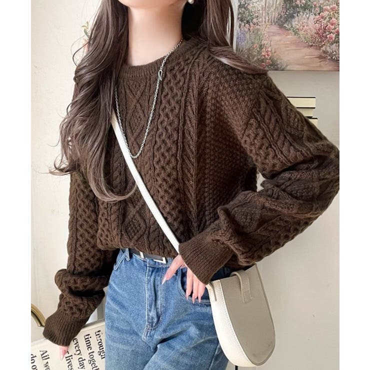 クラシカルなアラン編みが映える♪秋冬ムードをグッと高めるケーブル