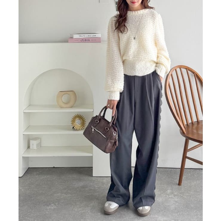 ゆるっとシルエットで大人可愛く！ぽわん袖クルーネックPO（長袖） | Classical Elf  | 詳細画像5 