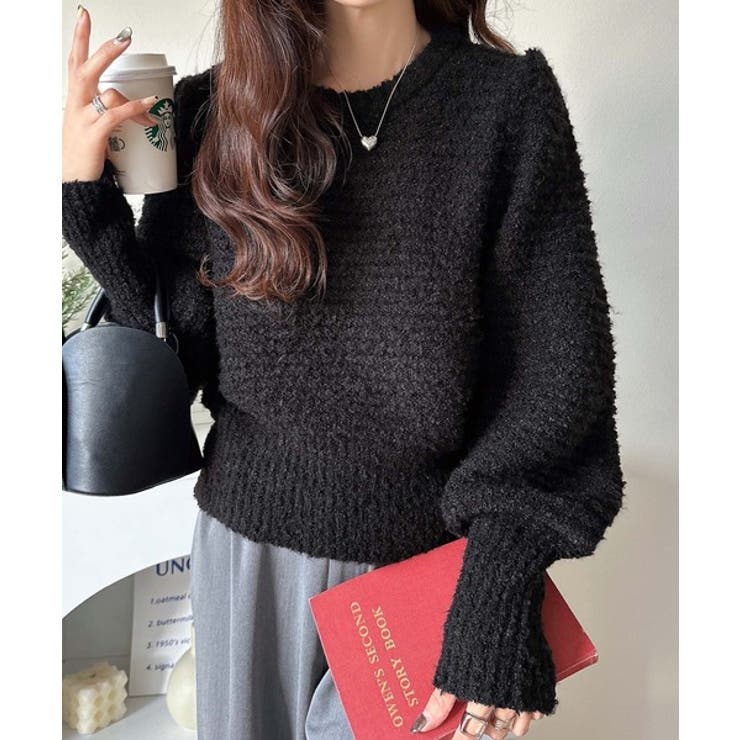 ゆるっとシルエットで大人可愛く！ぽわん袖クルーネックPO（長袖） | Classical Elf  | 詳細画像6 