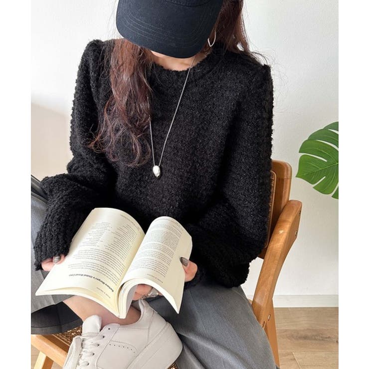 ゆるっとシルエットで大人可愛く！ぽわん袖クルーネックPO（長袖） | Classical Elf  | 詳細画像8 