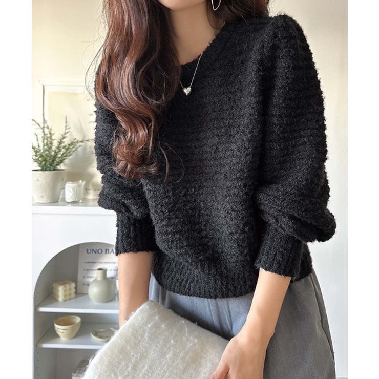 ゆるっとシルエットで大人可愛く！ぽわん袖クルーネックPO（長袖） | Classical Elf  | 詳細画像9 