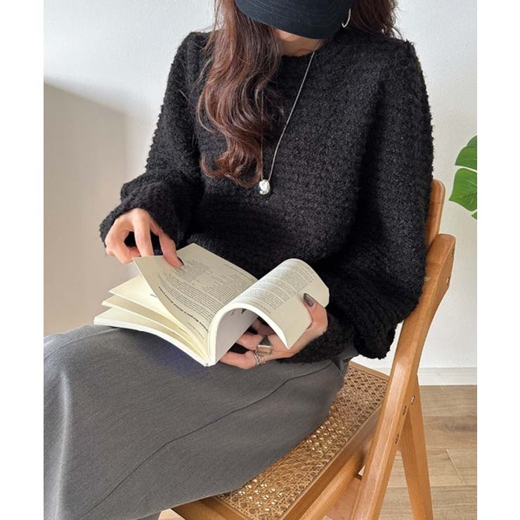 ゆるっとシルエットで大人可愛く！ぽわん袖クルーネックPO（長袖） | Classical Elf  | 詳細画像11 